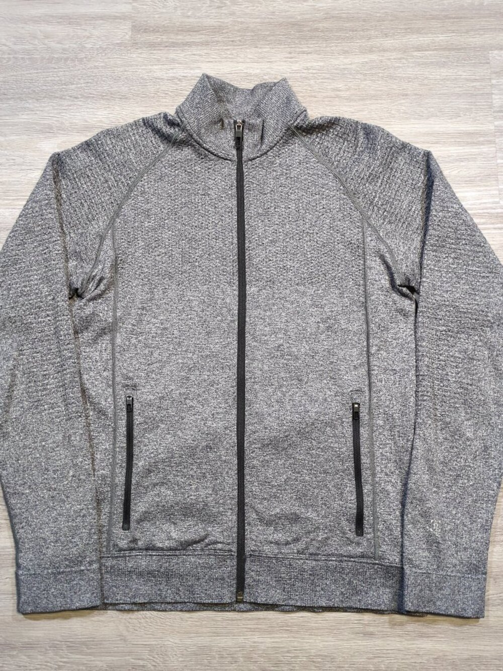 Lululemon Mens Medium Engineered Warmth Jacket Merino Wool Blend Full Zip M3BPUS